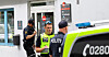 Politiet på plass etter skyteepisode på Nav-.kontoret i Oslo i august i fjor.