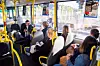 SVÆR BUSS: Leddbussen har plass til 150 passasjerer, da er det best om sjåføren lar være å kjekke seg i trafikken.