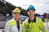 KONTINUERLIG ARBEID: Maria Høyland  og Mads D. Pedersen er stolte av arbeidsplassen og arbeidsmiljøet man har skapt hos GE på Lindesnes. Samtidig er det veldig tydelige på at dette er et pågående arbeid hvor fagforeningene spiller en viktig rolle.