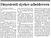 HØYESERETT: Mossige har fra starten av sitt virke som advokat stått på arbeidstakernes side. Her fra én av hans første saker i Høyesterett, hvor han representerte en renholder i en sak om virksomhetsoverdragelse.
