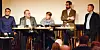 DISKUTERER: Zeros Einar Wilhelmsen, EL og ITs Jan Olav Andersen, APs Hege Haukeladn Liadal, Hydros Bjørn Kjetil Mauritzen og IndustriEnergis Frode Alfheim.