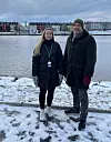 Sosionomene Emilie Hvistendahl Moe og Ole Bjørn Gautefall.