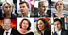 KOMMER PÅ KARTELLKONFERANSEN: Kommunalminister Monica Mæland (H) , LO-leder Hans-Christian Gabrielsen, Ap-leder Jonas Gahr Støre, AUF-leder Ina Rangønes Libak, Agenda-leder Trygve Svensson, direktør i Technorocks Silvija Seres, direktør ved Folkehelseinstituttet Camilla Stoltenberg og hotellmilliardær Petter Stordalen.