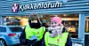 KAMPKLARE: HK-medlemmene Knut Robertsen og Heidi Lindrupsen er klare til å  streike lenge for å få på plass tariffavtale hos Troms Kjøkken AS.