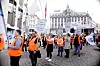 LYSTE OPP: Norsk Sjømannsforbund gjorde seg bemerket med sine oransje refleksvester.