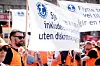 MANGE TUSEN: 1.mai-arrangementet i Oslo samler rundt 10.000 mennesker. Da er det viktig med mange sjøfolk og sterke farger for å markere seg.
