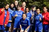 IDRETTSGLEDE: Jentene fra laget «Sabra & Shatila» med Michaela Kovacs, Jalen Tompkins og Olaug Tvedten, fra Vålerengas Toppserie.