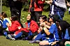 GLAD: Mira (13) som er fra en flyktningeleir i Libanon og spiller til vanlig for klubben Awdi, noe hun har gjort i mer enn seks år. Hun er takknemlig for å representere Palestina på Norway Cup. Her heier hun på lagvenninnene fra Jerusalem.
