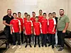 NYTT LAG: Årets «Gaza Kids» bestående av gutter 13-14 år fra Øst-Jerusalem, fordi det i år ikke var mulig å få ut barn fra Gaza.