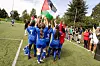 VINNERE: Når seieren 2 – 0 er sikret for «Palestine Girls», bryter jentene ut i jubel.