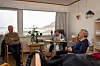 De tre tidligere arbeidskollegene har i ulike grad fått kjenne hva den tøffe jobben har gjort med kroppene deres i ettertid. Både Bjarne Kapstad (t.v.) og Josef Heng (i midten) ble tvunget i land på grunn av sykdom i løpet av 90-tallet.