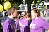 SV-leder Audun Lysbakken deltok på markeringen av renholdernes dag. Her i samtale med forbundssekretær Trine Wiig Hagen i Arbeidsmandsforbundet.