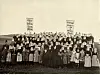 IKON: Dette er muligens det mest kjente bildet fra Arbarks arkiv. Det er fra fyrstikkarbeiderstreiken i oktober 1889, da jentene ved fyrstikkfabrikkene Bryn og Grønvold la ned arbeidet.