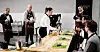 SANNHETENS ØYEBLIKK: Sju dommere, én deltaker; Anette Søberg fra Stockfleths og Fellesforbundet NM-debuterer i baristakunst.
