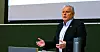 PENSJONISTEN: Jan Davidsen fortalte forsamlingen verdien av å forvalte landets naturressurser.