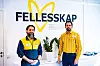 SAMARBEID: Klubbleder Faisal Javed (til venstre) og assisterende varehussjef Omed Poor skryter av fellesskapet og samarbeidet på Ikea.