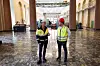 MAJESTETISK: Det er høyt oppunder taket på kraftstasjonen.