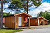 For smått: Da de små campinghyttene ble bygget i 1965 var det toppen av campinglykke å leie en slik. I dag er det ingen nordmenn som vil leie hytter uten bad.