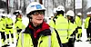 NORGESMESTER: Ragnhild Bruarøy ble norgesmester i stolpeklatring i 1991, da jobbet hun i Asker og Bærum Kraftselskap. Etter mange omorganiseringer er hun nå en av 600 ansatte i Omexom.