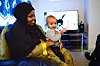 – Jeg er så glad mamma, sier Fathi.