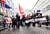 LIKELØNN: Island innfører likelønn. Her protesterer islendingene i Reykjaviks gater etter finanskrisen.