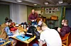 Backstage: Veggene er fulle av bilder av tidligere berømte og mindre berømte musikere som har spilt i Bakgården.