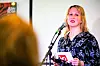 ÅPNET JERNROSA: Julie Lødrup dro hele festivalen i gang.