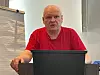 AKTIV. Ulf Iversen under årsmøtet i Distrikt Nordland i Bodø i helgen. Som vanlig hadde han en finger med i spillet på det meste som skjedde.