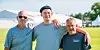 Hans Petter Fransrud, Tony Nervik og Tom Halvorsen jobbar med idrettsanlegg i bymiljøetaten i Oslo kommune. I solsteika har dei førebudd Ekebergsletta til verdas største fotballturnering for barn og unge.