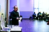 FØLGER MED: Ungdomsleder Dagfinn Svanøe følger med på hvilke uttalelser og diverse forslag som vedtas.
