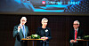 Ole Erik Almlid (NHO), Peggy Hessen Følsvik (LO) og Norad-direktør Bård Vegar Solhjell frontet den norske modellen for representanter fra Ghana, Tunisia, Colombia og Vietnam i Folkets Hus.