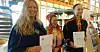 Sametinget og Norsk Fosterhjemsforening skal samarbeide for å sikre at samiske barn i fosterhjem får oppfylt rettighetene sine som urfolk. Fra venstre: Tone Granaas, Silje Karine Muotka og Runar Myrnes Balto.