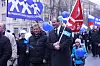 OVER GRENSA: Fra den gangen han feiret 1. mai i Murmansk med russiske kamerater.