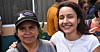 Bertha Zuñiga (t.h.) og Katalina Hernandez, begge fra organisasjonen COPINH, under partnermøtet med Norsk Folkehjelp i Tela, Honduras i begynnelsen av februar. Der fortalte begge om utfordringene de møter i kampen for Lenka-folket.