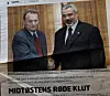 FAKSIMILE: 21. mars 2007 skrev Carsten Bleness i Dagsavisen om Norges rolle i forsøket på å få til en palestinsk samlingsregjering. Daværende statssekretær ble tatt godt imot av Hamas.  Dagen etter dette håndtrykket med Hamas-leder Ismail Haniyeh nektet Israel å møte  Raymond Johansen.