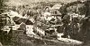 Slik så Næs jernverk ut da produksjonen var på topp i 1860-årene.