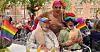 På sykehjemmet Slottet i København har skeive fortrinnsrett, og Pride-festen er årets høydepunkt. Da inviteres beboere fra områdets fem andre sykehjem til heldags moro i hagen.