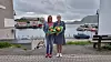 Honningsvåg: Avdeling 9 Nord var i Honningsvåg 17.august og da 25-årsmerke til de to jubilantene Siri Mette Johansen (til venstre) Merethe Uttakle Tveten.