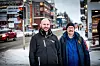 SKAL PASSE PÅ: Fellesforbundets Stian Nordstrand (til venstre) og Ofoten-LO-leder Ørjan Barstrand får nok å følge med på hvis hele Narvik i praksis skal bygges ut og om, og det skal komme tusenvis av arbeidstakere utenfra.