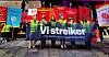 Da streiken brøt ut 13. mai mobiliserte fagforeninger i Oslo til støtte.