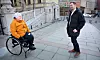 VIL LÆRE: Torbjørn Vereide sitter i arbeids- og sosialkomiteen på Stortinget for Arbeiderpartiet. Han ville møte Ingrid Djupskås for å lære mer om hennes erfaringer med Nav, og inviterte henne til Stortinget.