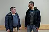 Kollegasamarbeid kan være et sikkerhetstiltak i møte med voldelige pasienter, forteller Robert (t.v.) og Lars-Erik.