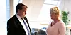 Stortingsrepresentant Erlend Wiborg møtte LO-topper sammen med partileder Siv Jensen onsdag.