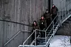 I Skien fengsel jobber helsepersonell og fengselsbetjenter side om side. Fra venstre er vernepleierne Gitte Westlund og Elisabeth Nordli og fengselsbetjentene Jeanette Badlissi og Erlend Ballestad. Hanna Skotheim