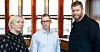 Fra venstre: Anne Berit Aker Hansen, Christopher Beckham og Geir Ove Kulseth.
