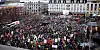 PROTEST: Titusenvis av arbeidstakere demonstrerte mot regjeringensarbeidsmiljølov i januar 2015.