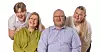 Familien Olsen kaller seg Olsenbanden. Vi tok dem med i studio for et familieportrett.