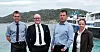 De tidligere domstollederne Frank Kjetil Olsen og Eivind Helleland (i midten) og LO-advokatene Rune Lium (t.v.) og Nina Kristiansen Wærnhus har rukket å bli godt kjent etter tre runder i retten.