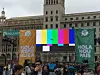 Republikk og ny stat, dekorasjon på Plaza Catalunya