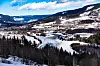LÅGENDELTAET: Utsikt oppover dalen fra Lillehammer og nordover mot Øyer. Når snøen forsvinner vil sandbankene komme til syne.